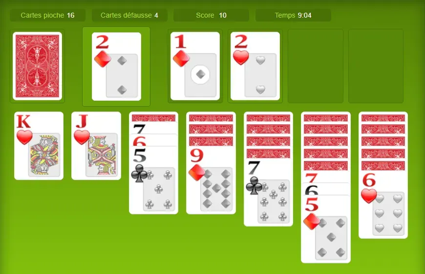Une partie de solitaire